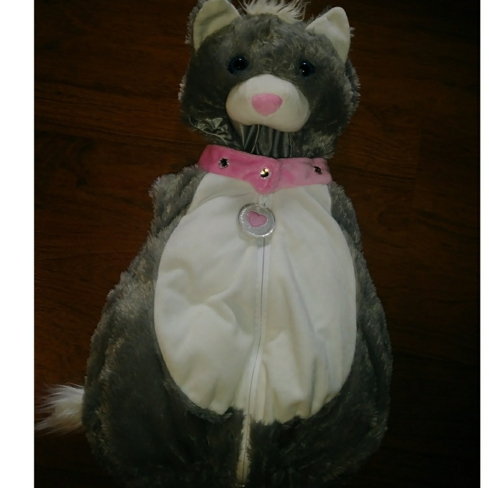 3/6 mo kitten costume exc